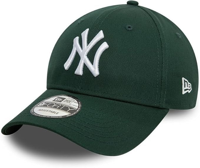 New York Yankees MLB League Essential 9FORTY Strapback New Era Dark Green/White
