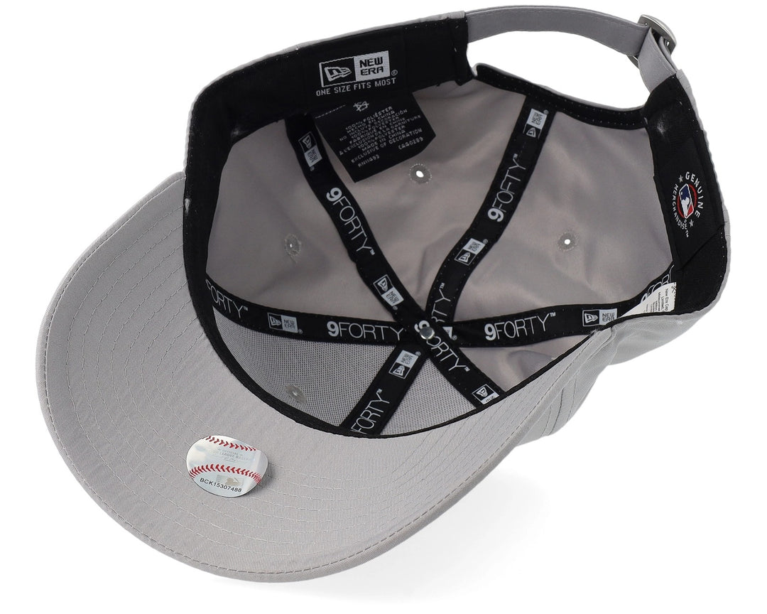New York Yankees MLB Flawless 9Forty Strapback New Era Grey