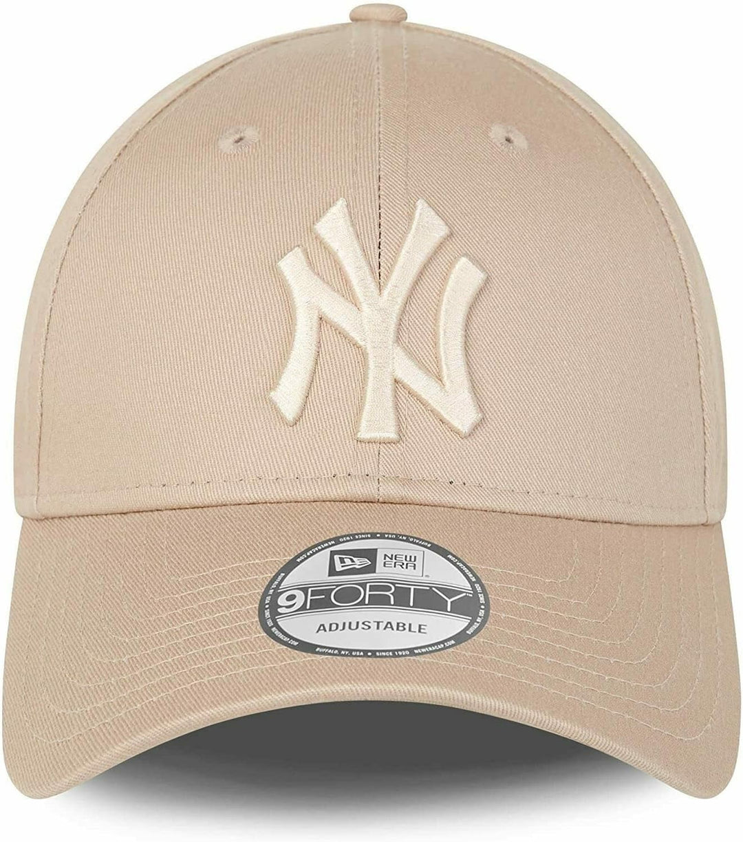 New York Yankees MLB League Essential 9FORTY Strapback New Era Cam/Stone