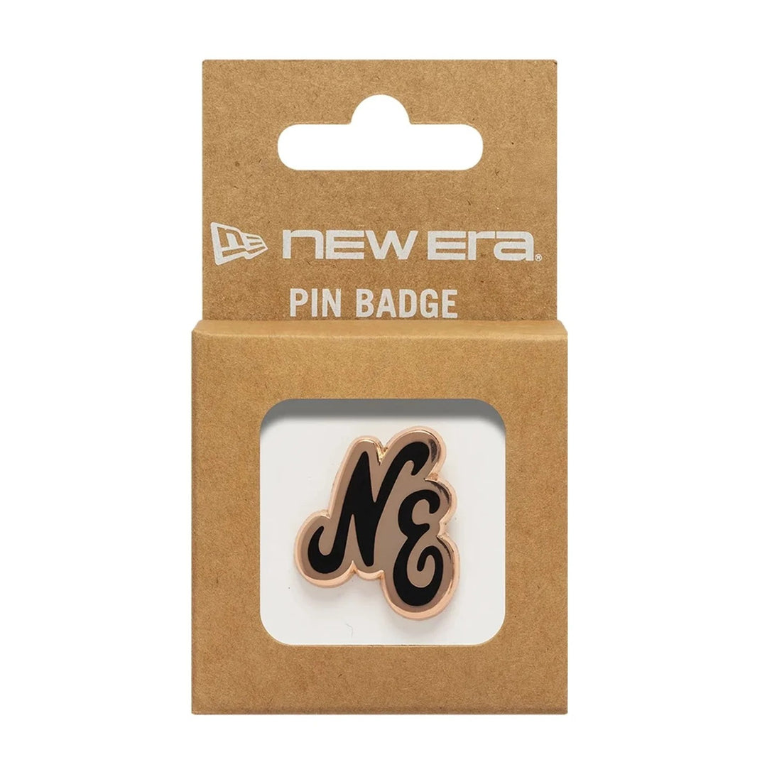 New Era Script Pin Badge Bronze