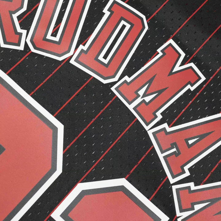 Dennis Rodman Chicago Bulls 1995-1996 Pinstripe NBA Swingman Jersey Mitchell &amp; Ness