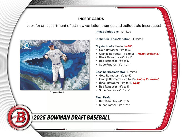 Topps 2025 Bowman Draft Baseball Hobby Box