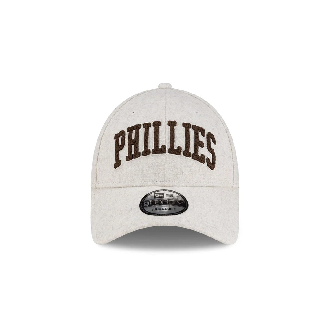 Philadelphia Phillies MLB Wordmark 9FORTY Snapback New Era Grey