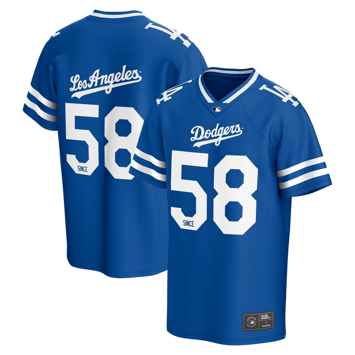 Los Angeles Dodgers MLB Lifestyle Football Jersey Fanatics Blue