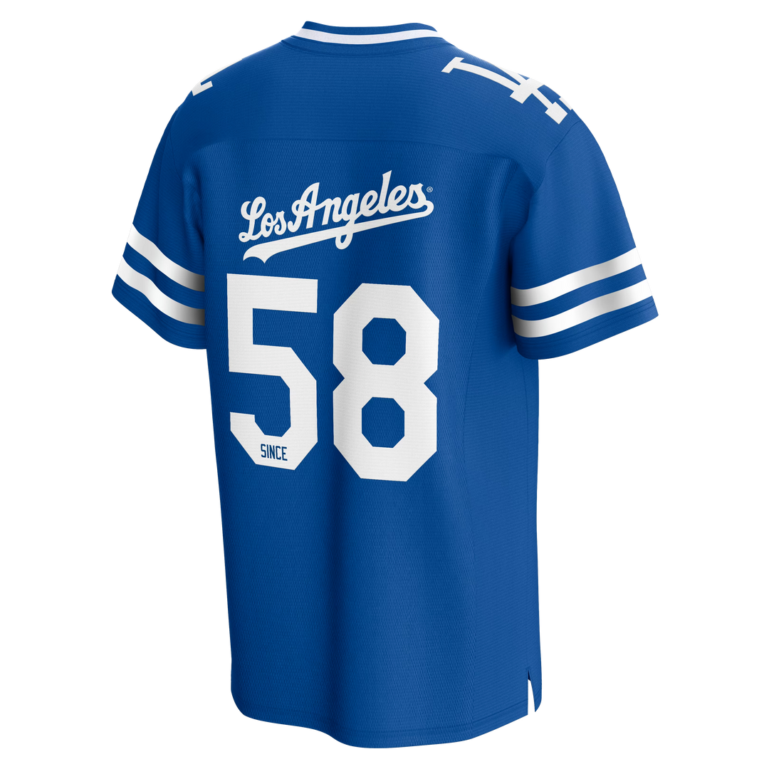 Los Angeles Dodgers MLB Lifestyle Football Jersey Fanatics Blue