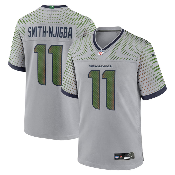 Smith-njigba Seattle Seahawks NFL Rivalries Game Jersey Nike Grey/Green
