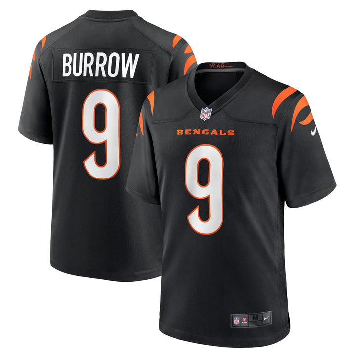 Joe Burrow Cincinnati Bengals Home Black NFL Game Jersey Nike