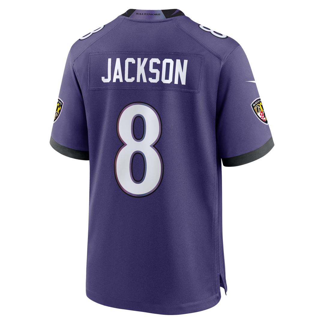 Lamar Jackson Baltimore Ravens 2026 Home NFL Game Jersey Nike
