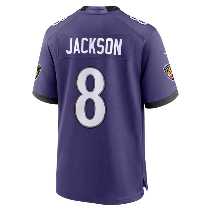 Lamar Jackson Baltimore Ravens 2026 Home NFL Game Jersey Nike