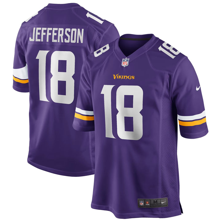 Justin Jefferson Minnesota Vikings Home NFL Game Jersey