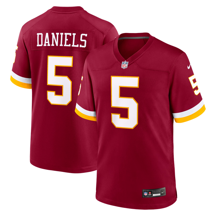 Jayden Daniels Washington Commanders 2026 Home NFL Game Jersey Nike