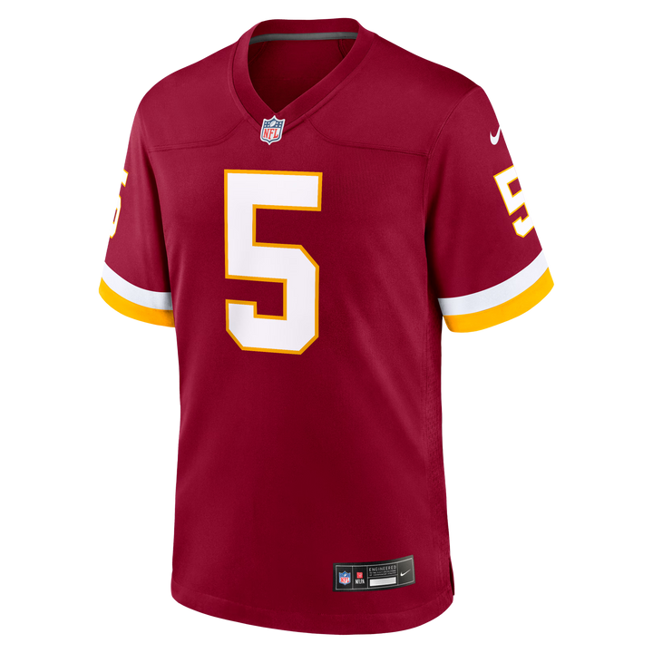 Jayden Daniels Washington Commanders 2026 Home NFL Game Jersey Nike