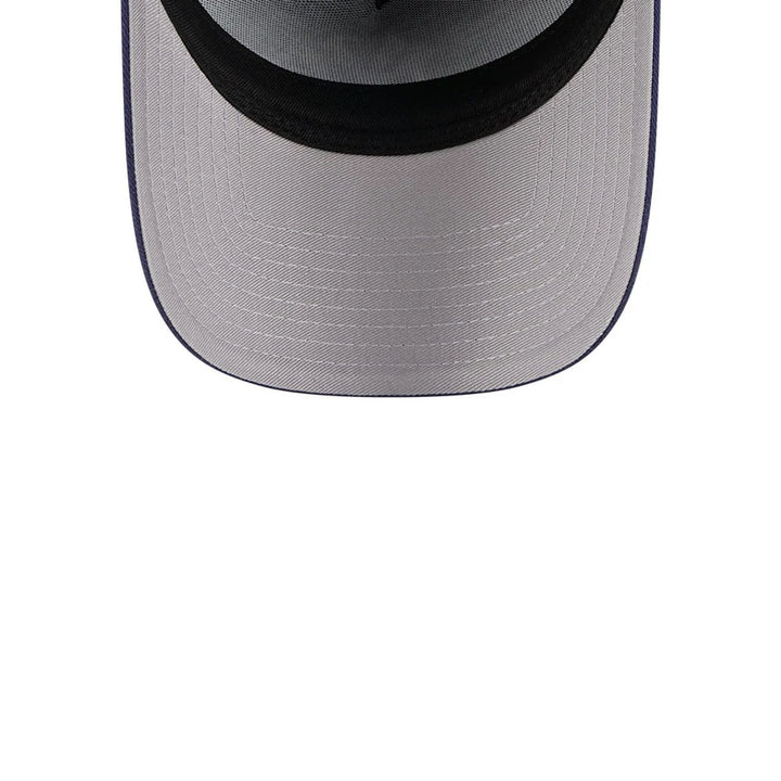 New York Yankees MLB Script A-Frame Snapback New Era Navy
