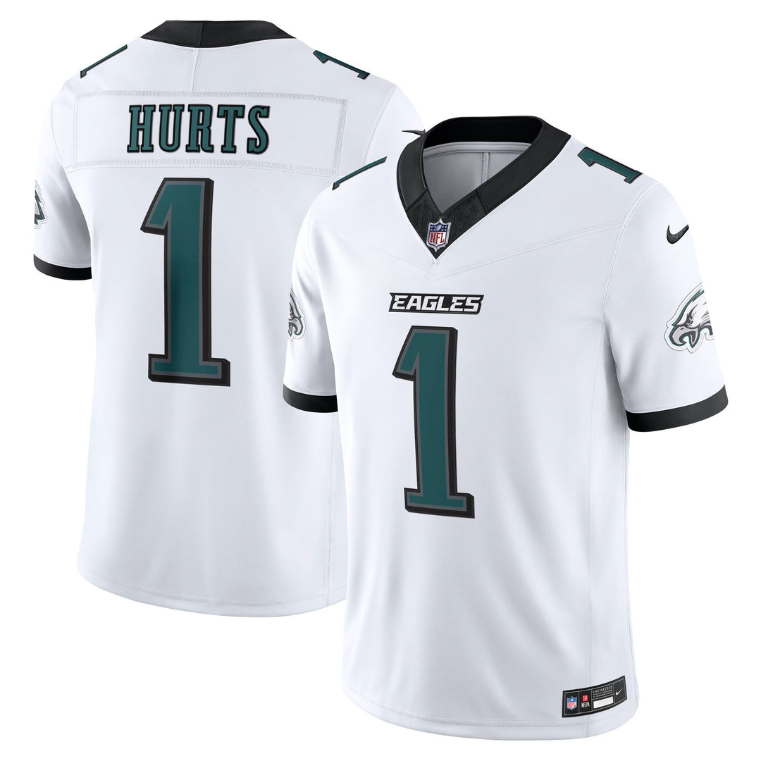 Jalen Hurts Philadelphia Eagles Road NFL Game Jersey Nike