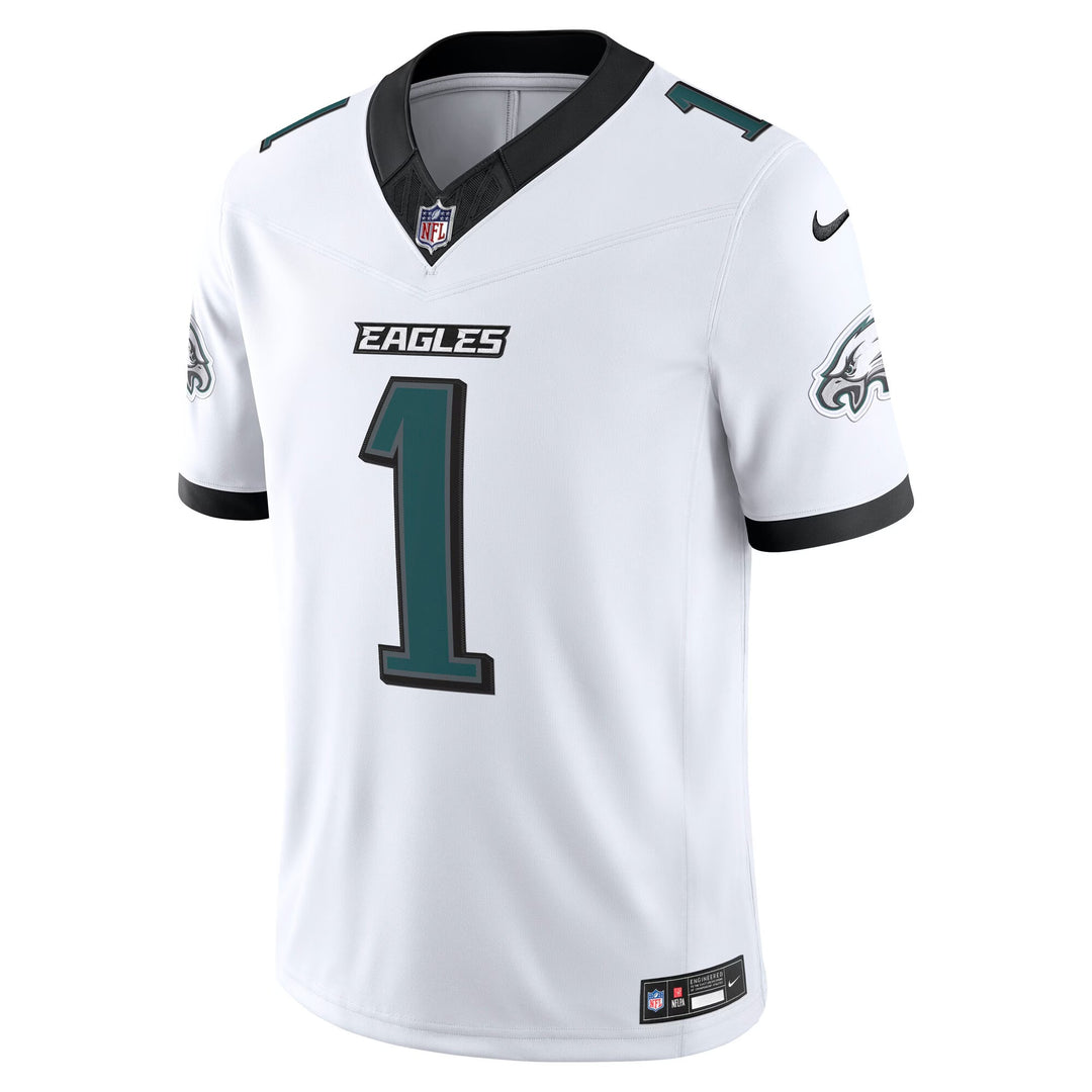 Jalen Hurts Philadelphia Eagles Road NFL Game Jersey Nike