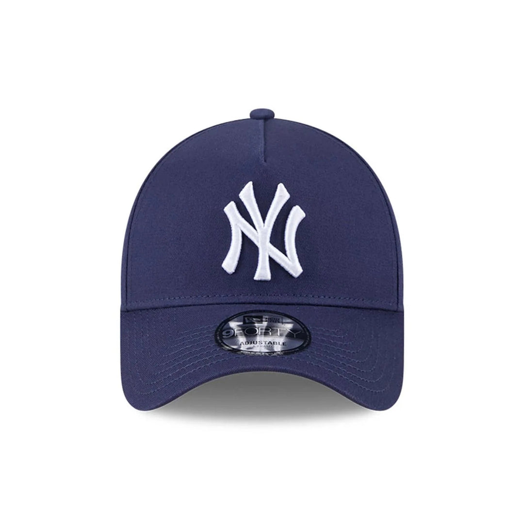 New York Yankees MLB Script A-Frame Snapback New Era Navy