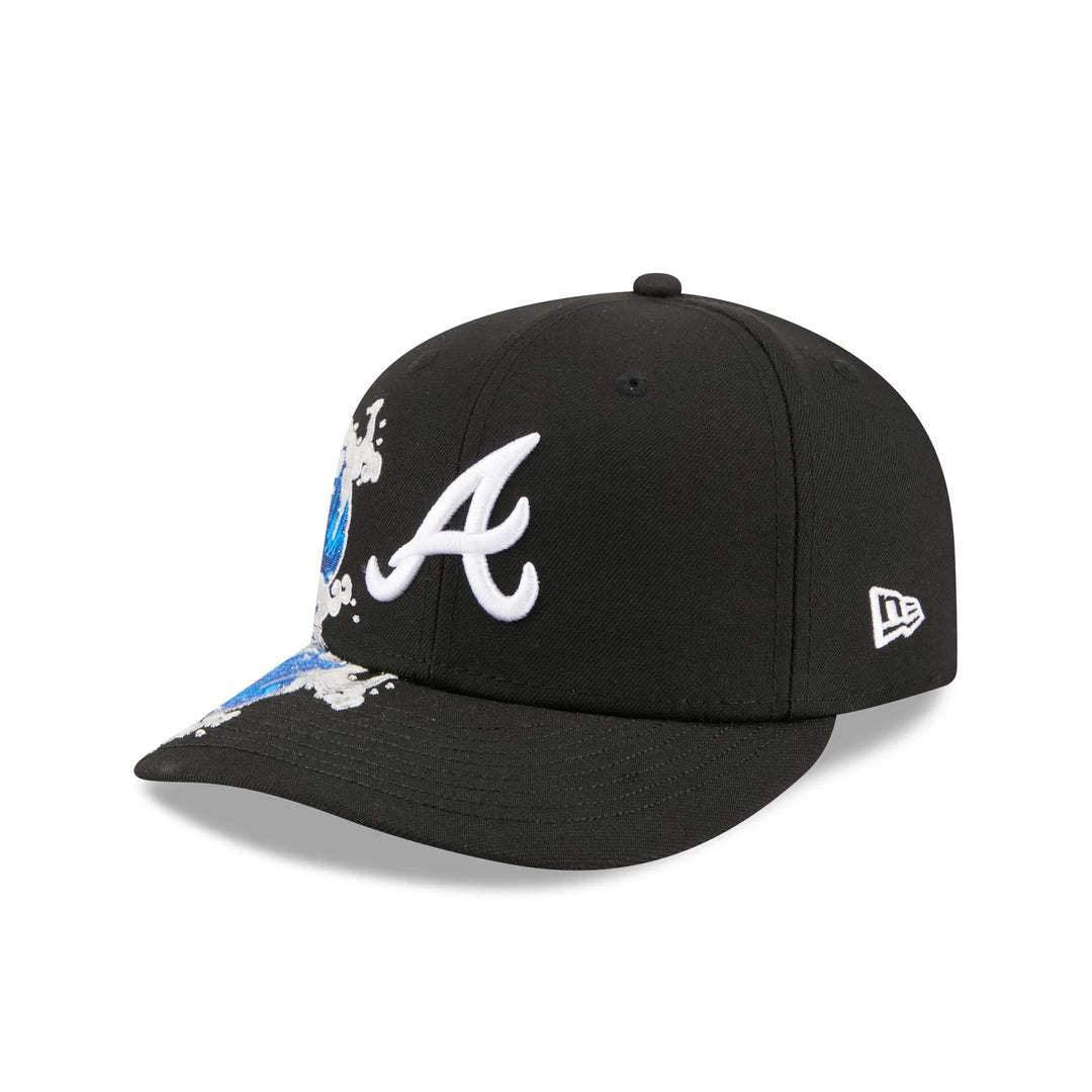 Atlanta Braves MLB Waves 59FIFTY Fitted New Era Black/White