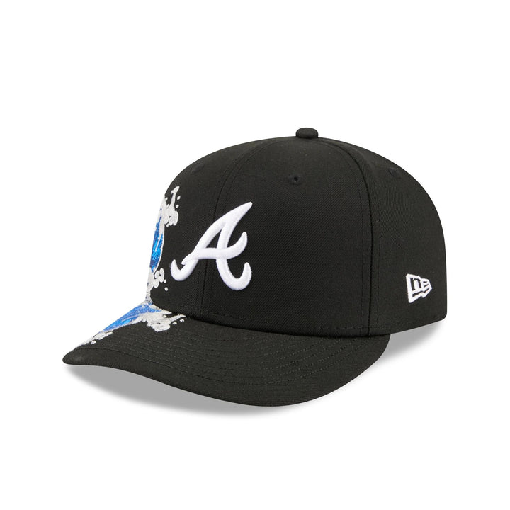 Atlanta Braves MLB Waves 59FIFTY Fitted New Era Black/White