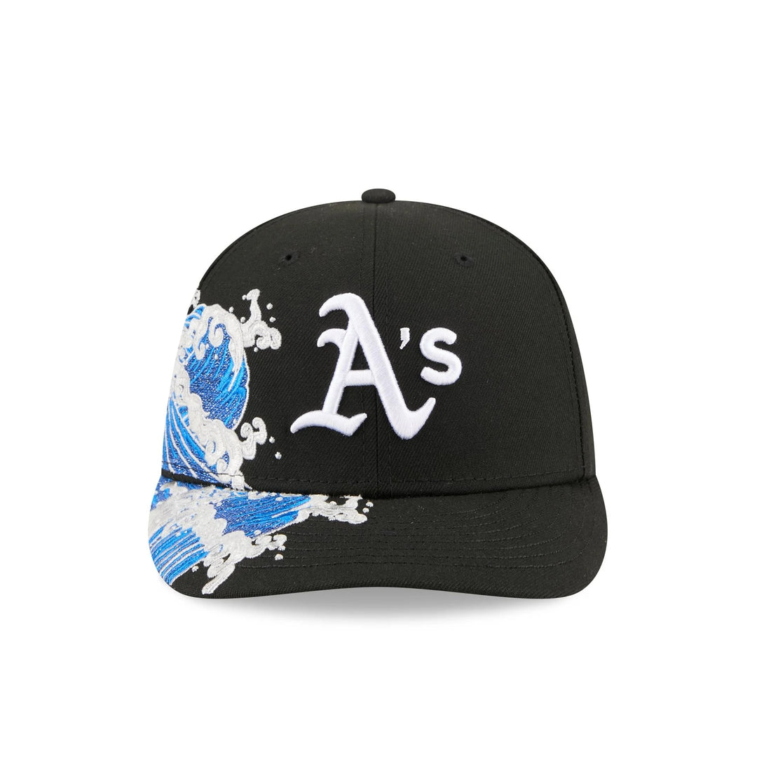 Oakland Athletics MLB Waves 59FIFTY Fitted New Era Black/White