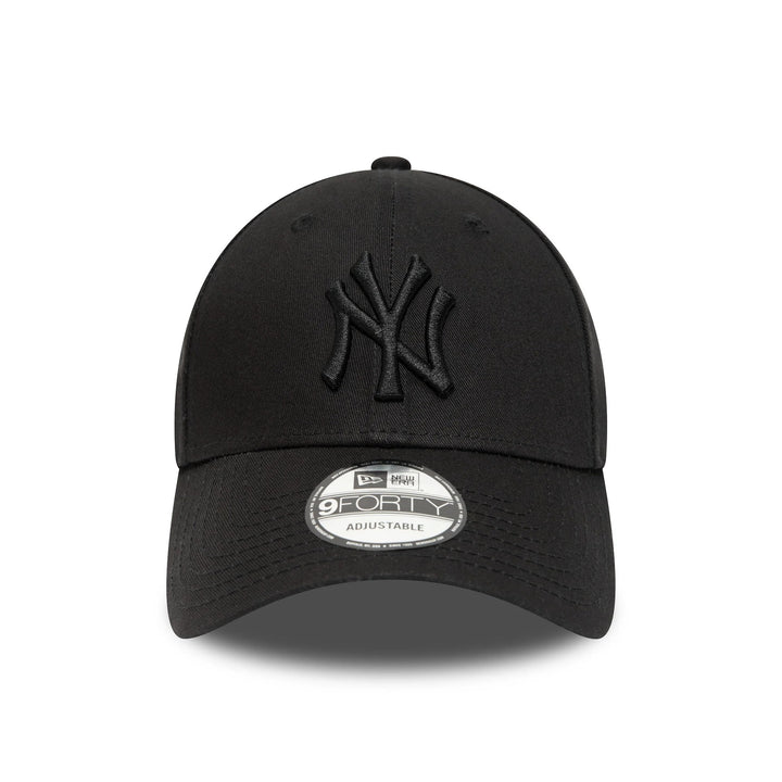 New York Yankees MLB League Essential 9FORTY Strapback New Era Black/Black