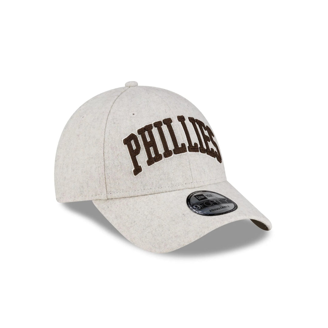 Philadelphia Phillies MLB Wordmark 9FORTY Snapback New Era Grey
