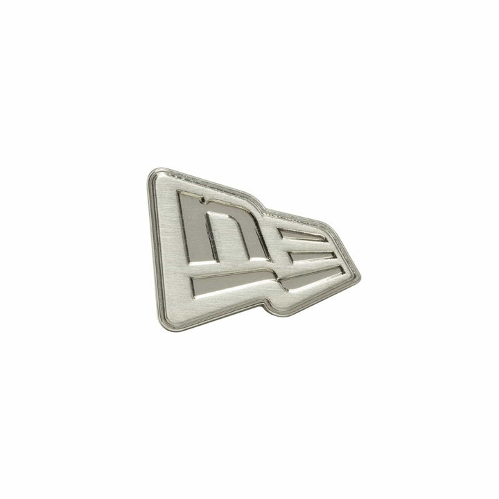 New Era Cap Flag Pin Badge Silver