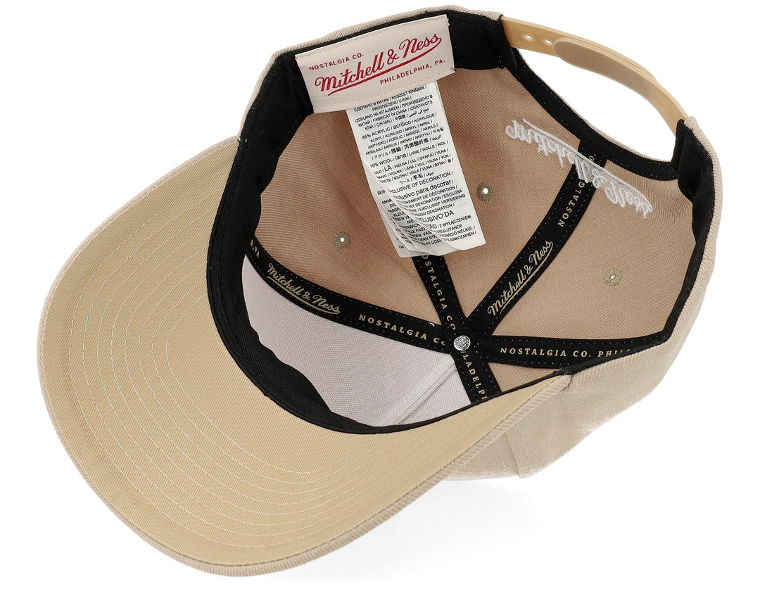 Branded Sporting Pro Pinch Snapback Mitchell &amp; Ness Khaki