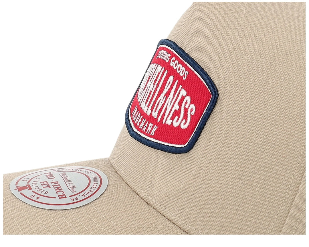 Branded Sporting Pro Pinch Snapback Mitchell &amp; Ness Khaki