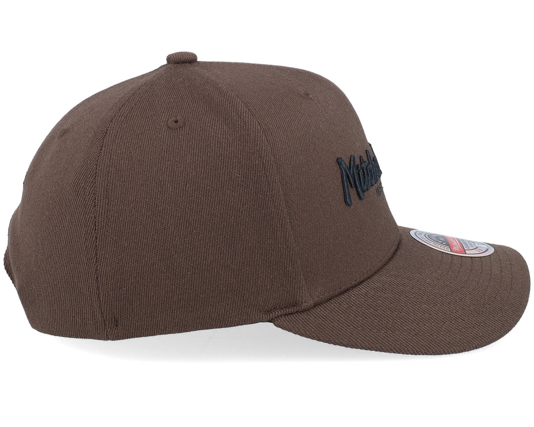 Branded Pinscript Classic Red Snapback Mitchell &amp; Ness Brown/Black
