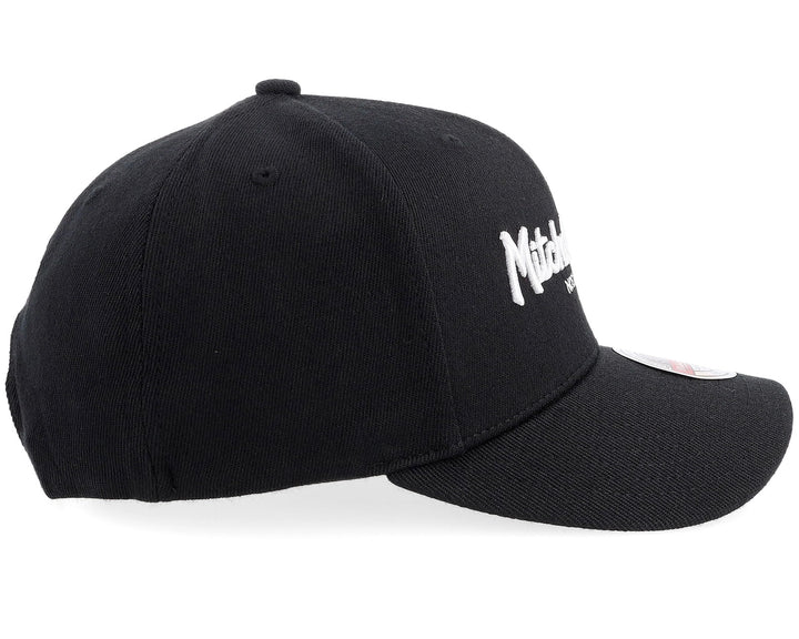 Branded Pinscript Pro Pinch Snapback Mitchell &amp; Ness Black/White