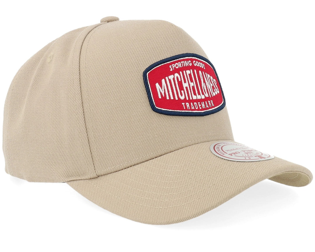 Branded Sporting Pro Pinch Snapback Mitchell &amp; Ness Khaki