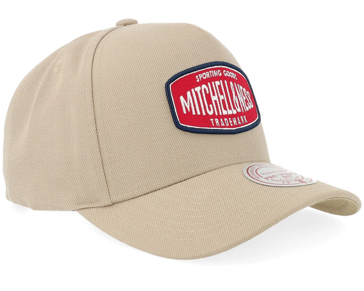 Branded Sporting Pro Pinch Snapback Mitchell &amp; Ness Khaki