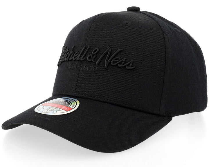 Branded Pinscript Pro Pinch Snapback Mitchell &amp; Ness Black/Black