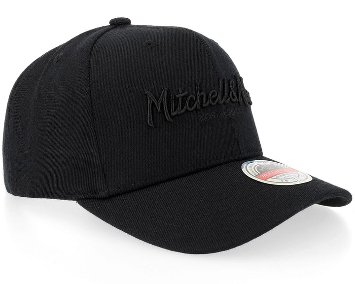 Branded Pinscript Pro Pinch Snapback Mitchell &amp; Ness Black/Black