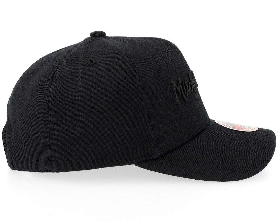 Branded Pinscript Pro Pinch Snapback Mitchell &amp; Ness Black/Black