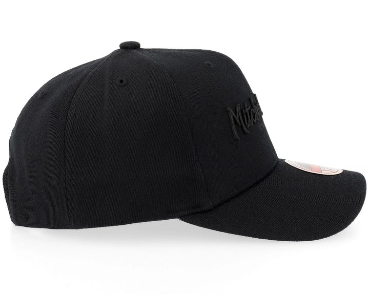 Branded Pinscript Pro Pinch Snapback Mitchell &amp; Ness Black/Black