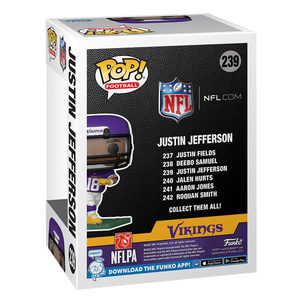Funko - NFL POP! Football Vinyl Figure Vikings - Justin Jefferson 9 cm