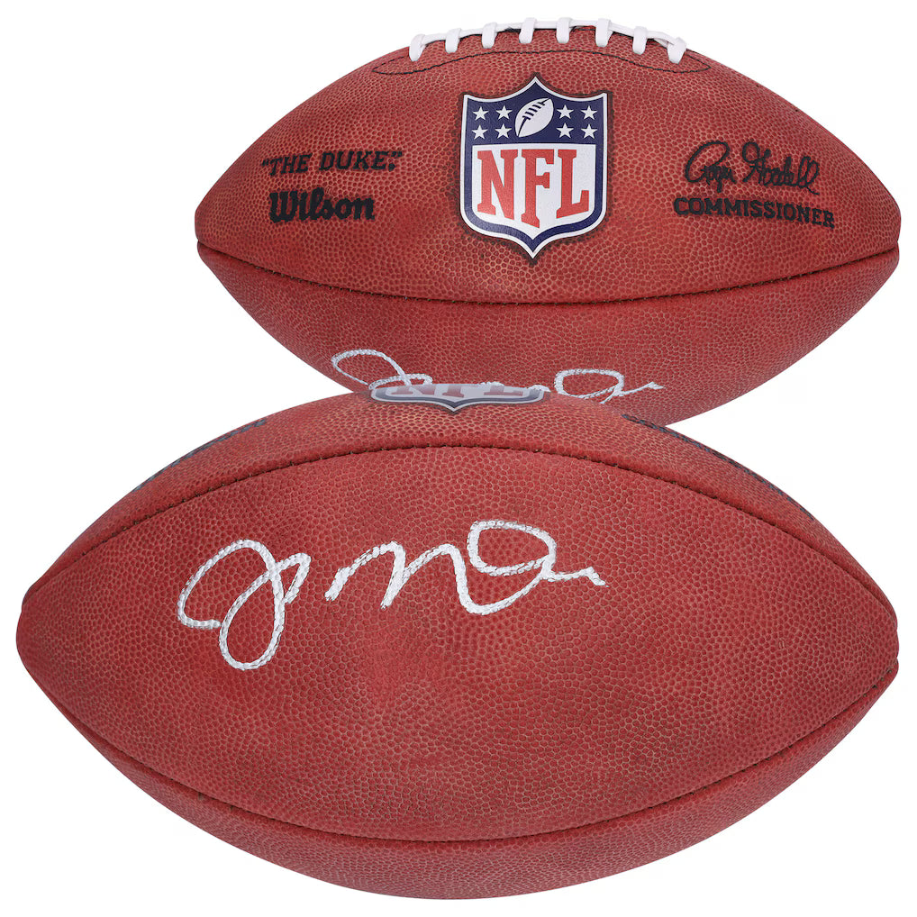 Joe Montana San Francisco 49ers Autographed Fanatics Authentic Duke Full Football