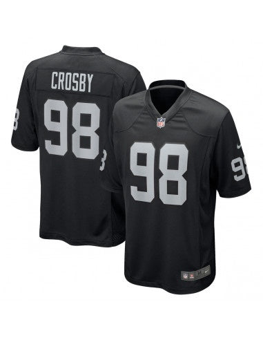 Max Crosby Las Vegas Raiders NFL Game Jersey Home Nike