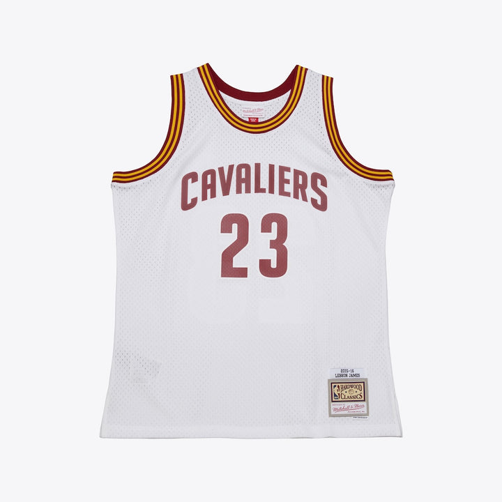 Lebron James Cleveland Cavaliers 2015-2016 NBA Swingman Jersey Mitchell &amp; Ness White