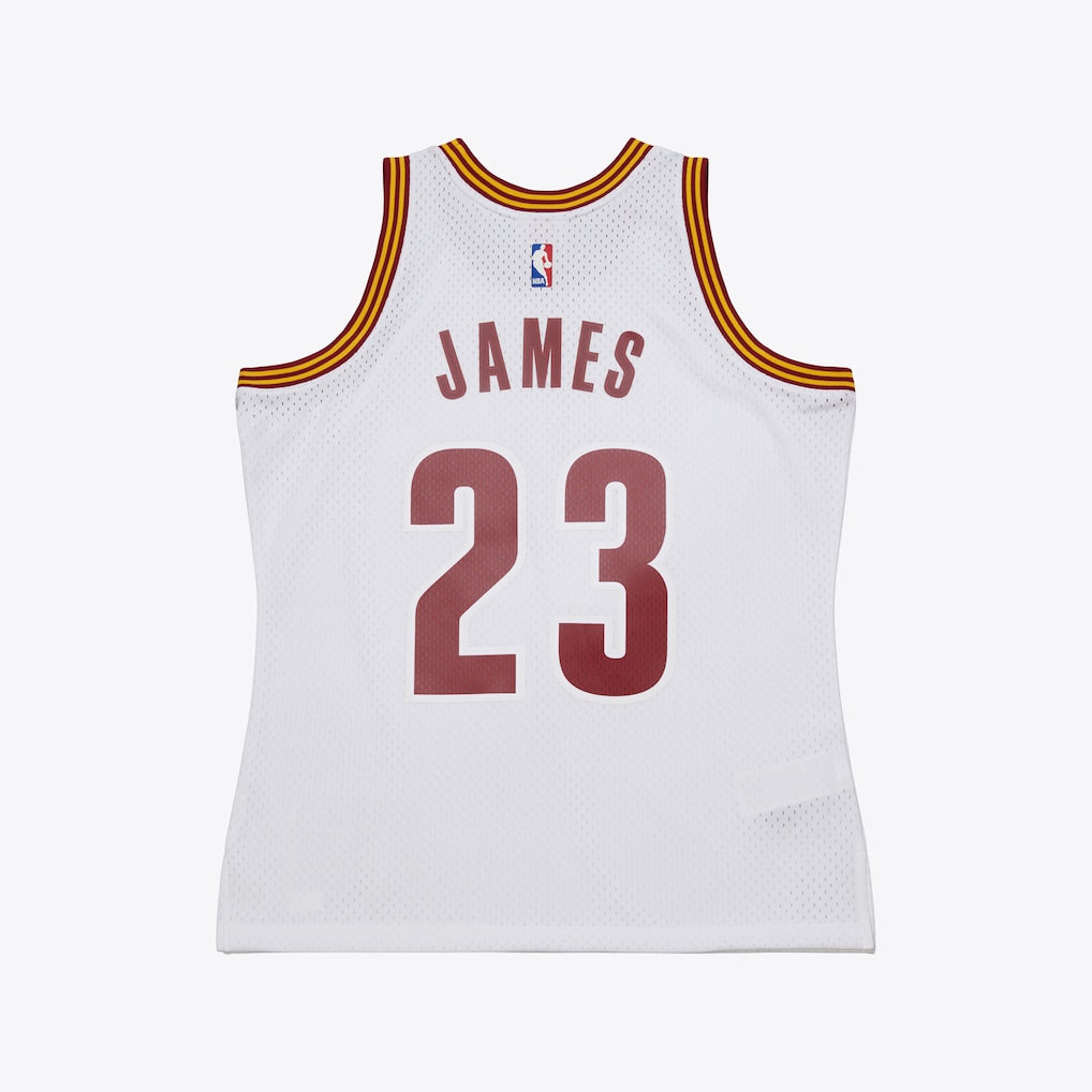Lebron James Cleveland Cavaliers 2015-2016 NBA Swingman Jersey Mitchell &amp; Ness White