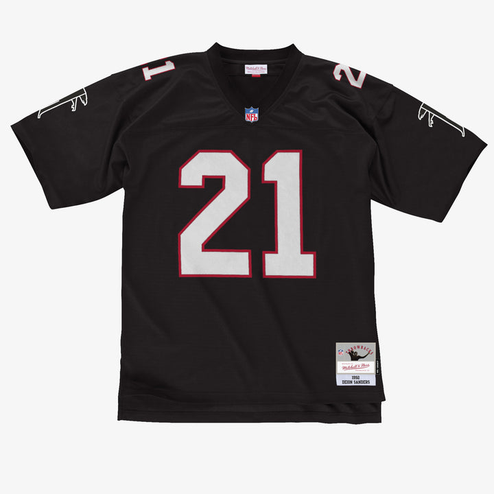 Deion Sanders Atlanta Falcons 1995 NFL Legacy Jersey Mitchell &amp; Ness Black