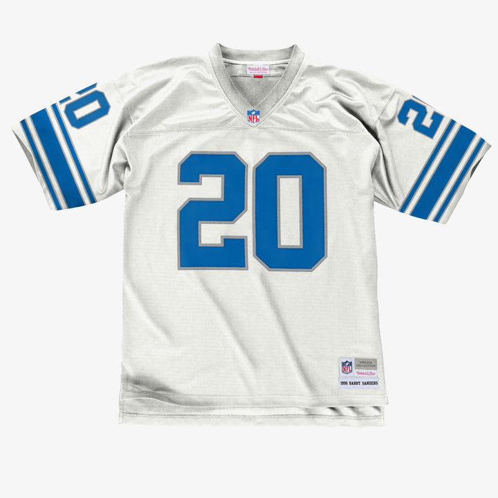 Barry Sanders Detroit Lions 1996 NFL Legacy Jersey Mitchell &amp; Ness White