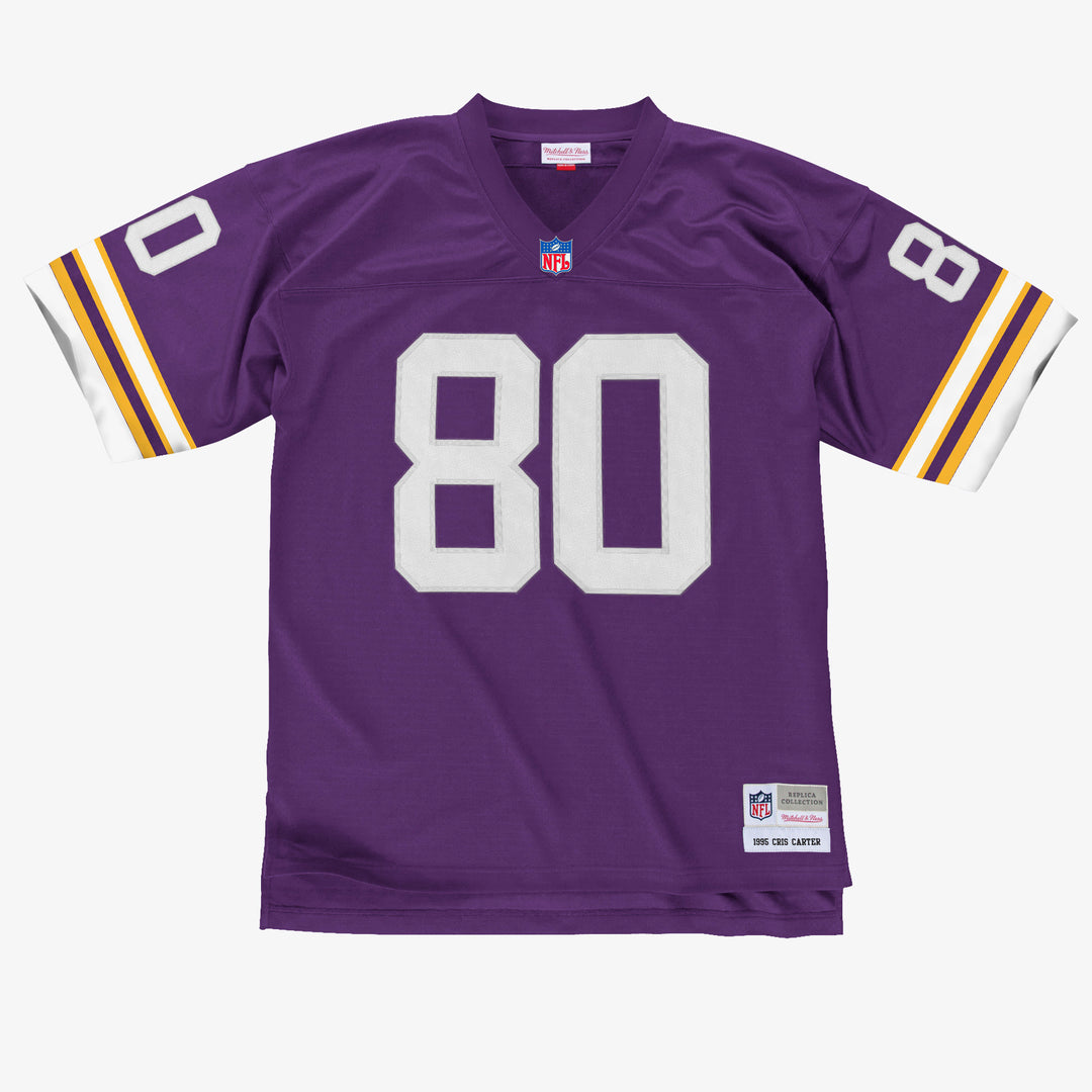 Cris Carter Minnesota Vikings NFL 1995 Legacy Jersey Mitchell &amp; Ness Purple