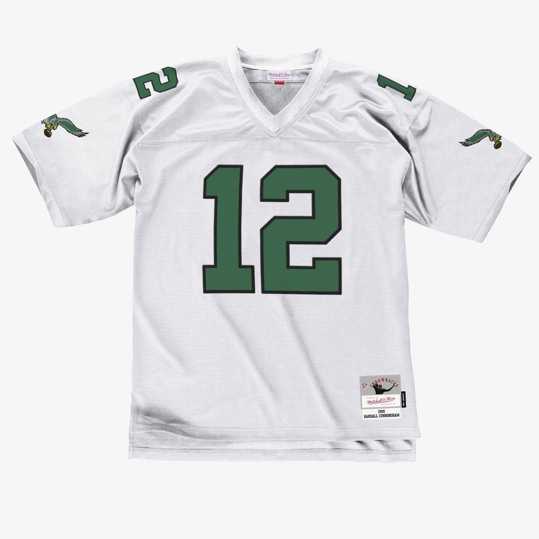 Randall Cunningham Philadelphia Eagles 1990 NFL Legacy Jersey Mitchell &amp; Ness White