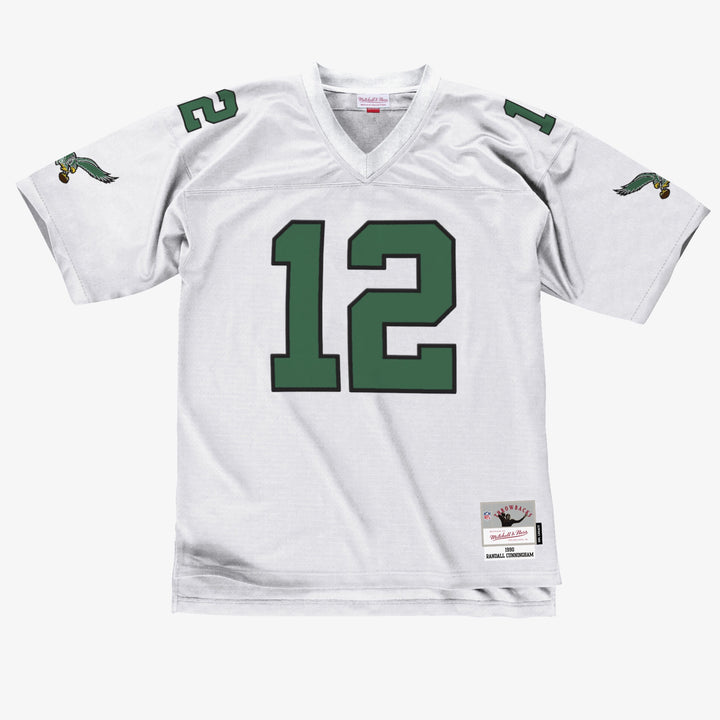 Randall Cunningham Philadelphia Eagles 1990 NFL Legacy Jersey Mitchell &amp; Ness White