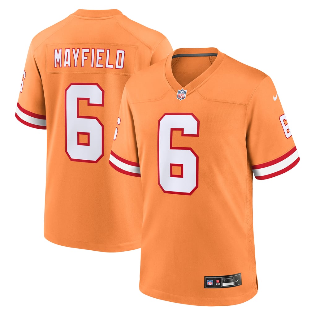 Baker Mayfield Tampa Bay Buccaneers NFL Game Jersey Alternate Nike Orange