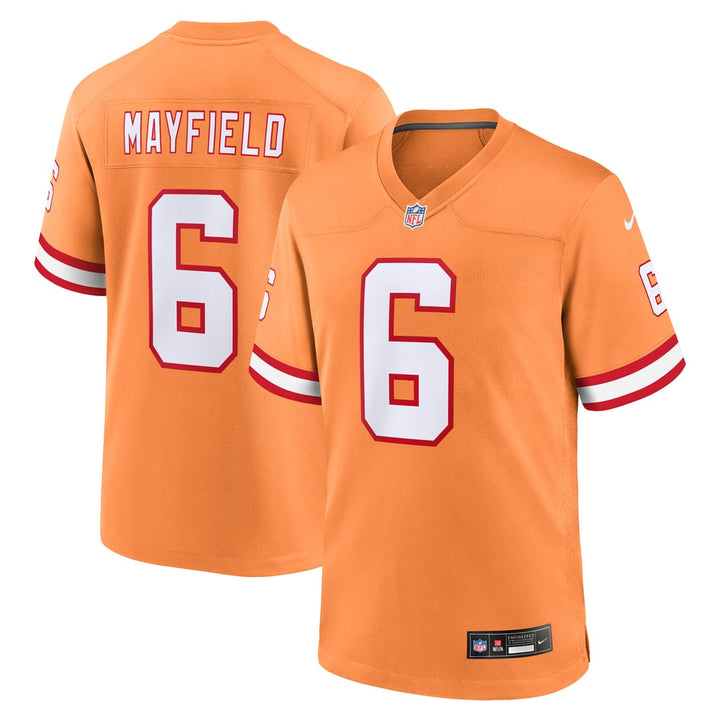 Baker Mayfield Tampa Bay Buccaneers NFL Game Jersey Alternate Nike Orange
