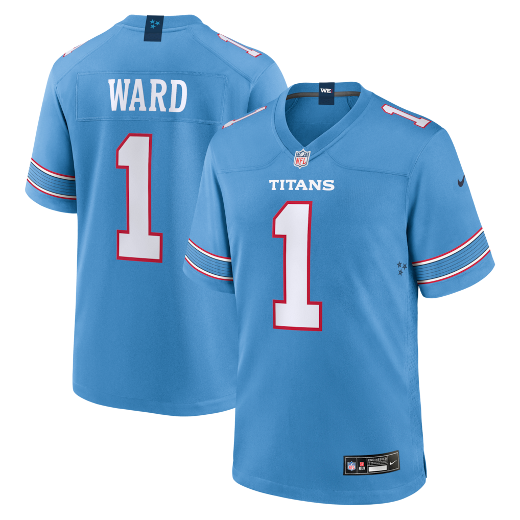 Cam Ward Tennessee Titans Home NFL Game Jersey Nike Light Blue
