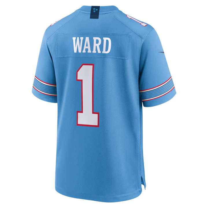 Cam Ward Tennessee Titans Home NFL Game Jersey Nike Light Blue